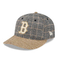 Boston Red Sox MLB Vintage Tweed Open Blue Retro Crown 59FIFTY Fitted Cap-kentox