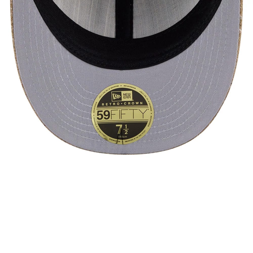 Chicago White Sox MLB Vintage Tweed Open Blue Retro Crown 59FIFTY Fitted Cap-kentox