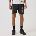 Brooklyn Nets NBA Match Black Oversized Shorts-kentox