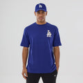 LA Dodgers MLB Graphic Dark Blue T-Shirt-kentox