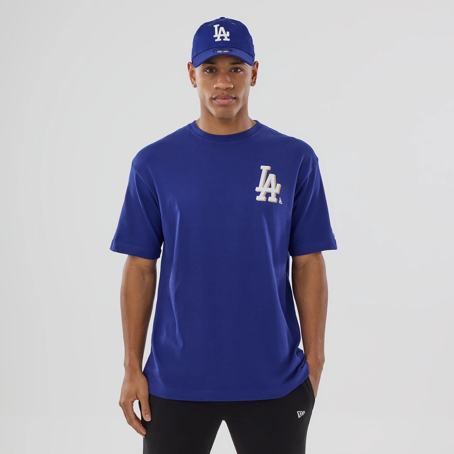 LA Dodgers MLB Graphic Dark Blue T-Shirt-kentox