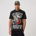 LA Dodgers MLB Script Graphic Black T-Shirt-kentox