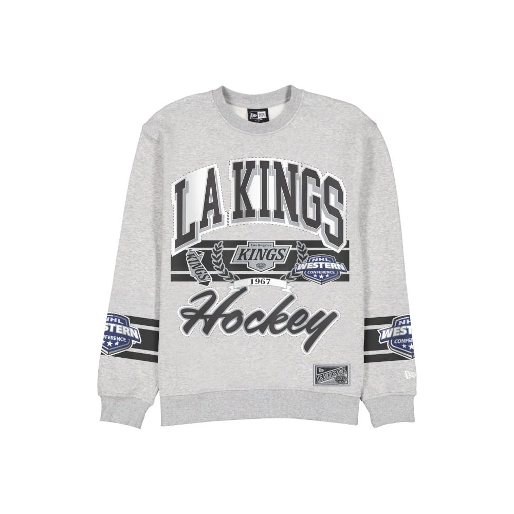 LA Kings NHL Sport Classic Grey Crew Neck Sweater-kentox