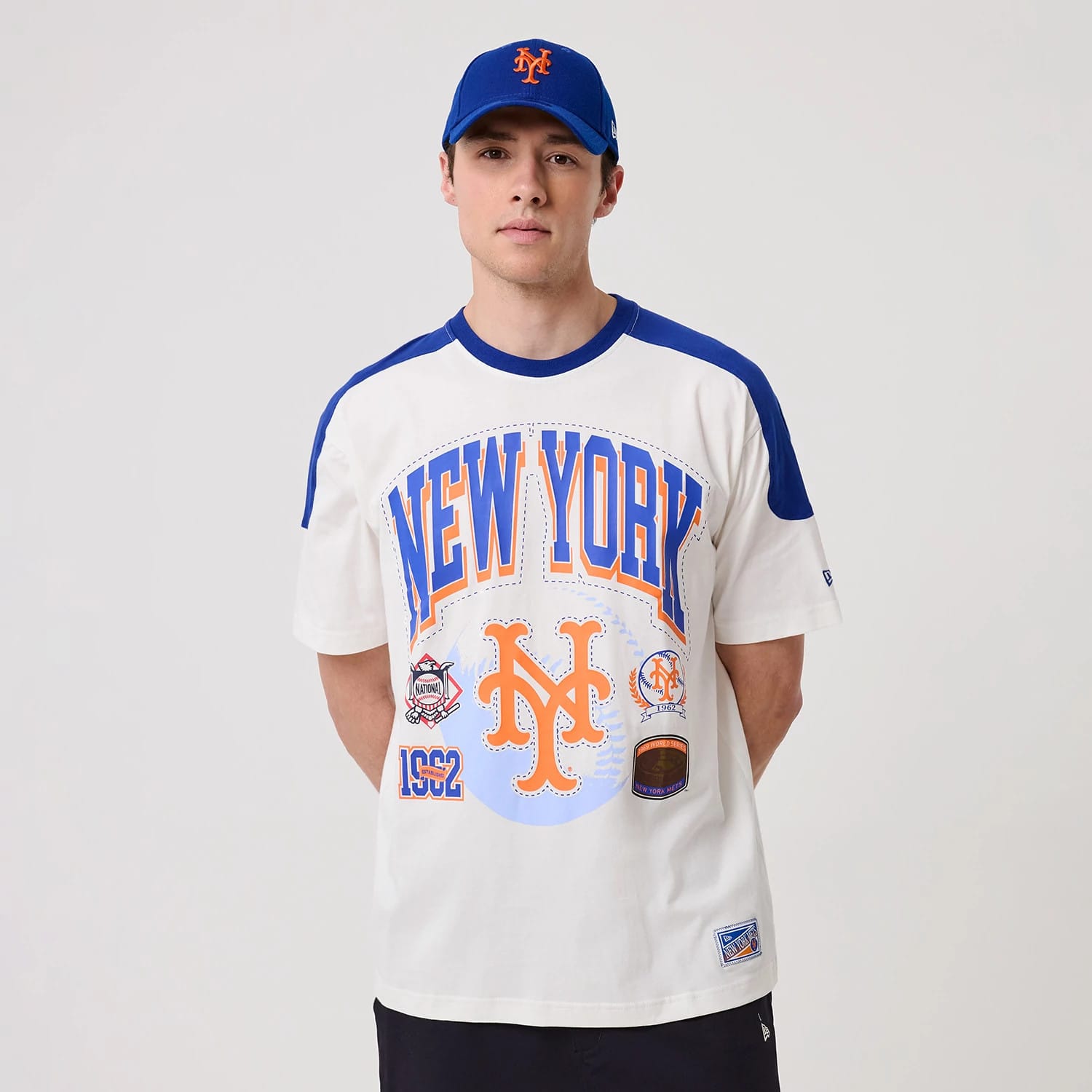 New York Mets MLB Sport Classic White T-Shirt-kentox