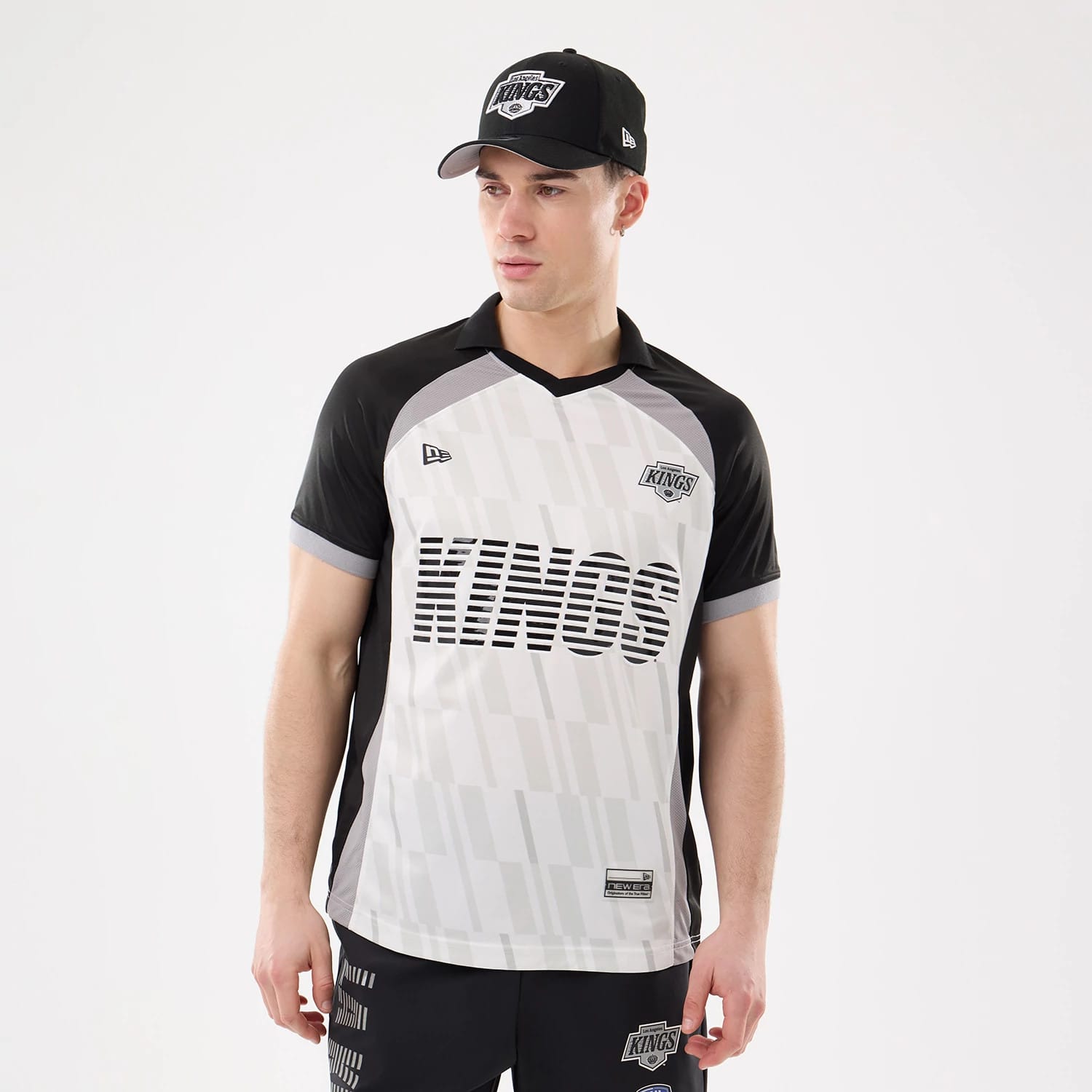 LA Kings NHL Match Black T-Shirt-kentox