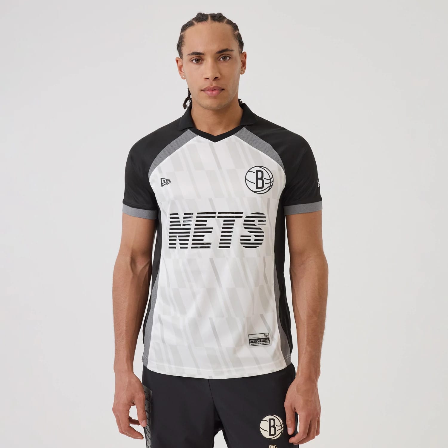Brooklyn Nets NBA Match Black T-Shirt-kentox