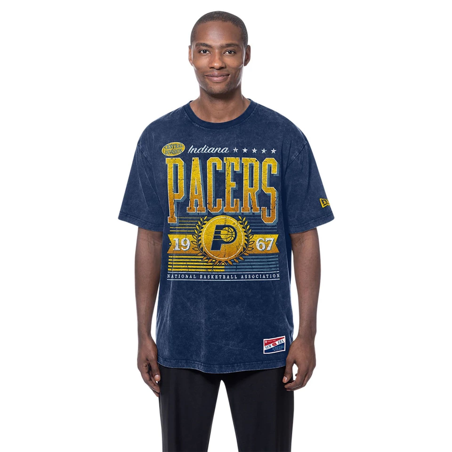 Indiana Pacers NBA Navy T-Shirt-kentox