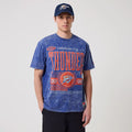 Oklahoma City Thunder NBA Blue T-Shirt-kentox