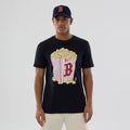 Boston Red Sox MLB Popcorn Navy T-Shirt-kentox
