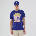 LA Dodgers MLB Popcorn Dark Blue T-Shirt-kentox
