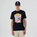 New York Yankees MLB Popcorn Navy T-Shirt-kentox