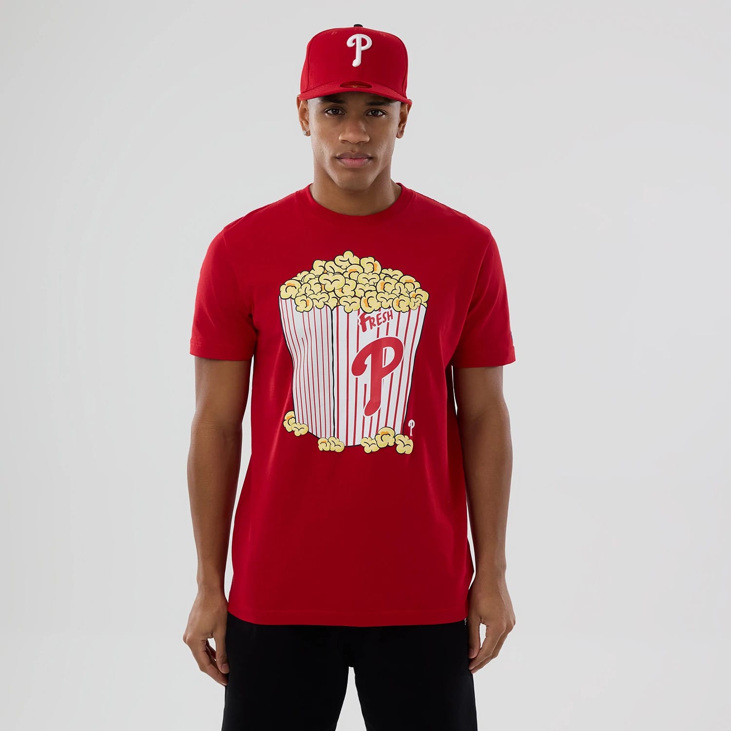 Philadelphia Phillies MLB Popcorn Red T-Shirt-kentox