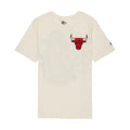 Chicago Bulls NBA Hotdog Cream T-Shirt-kentox