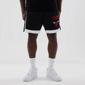 Chicago Bulls NBA Black Mesh Shorts-kentox