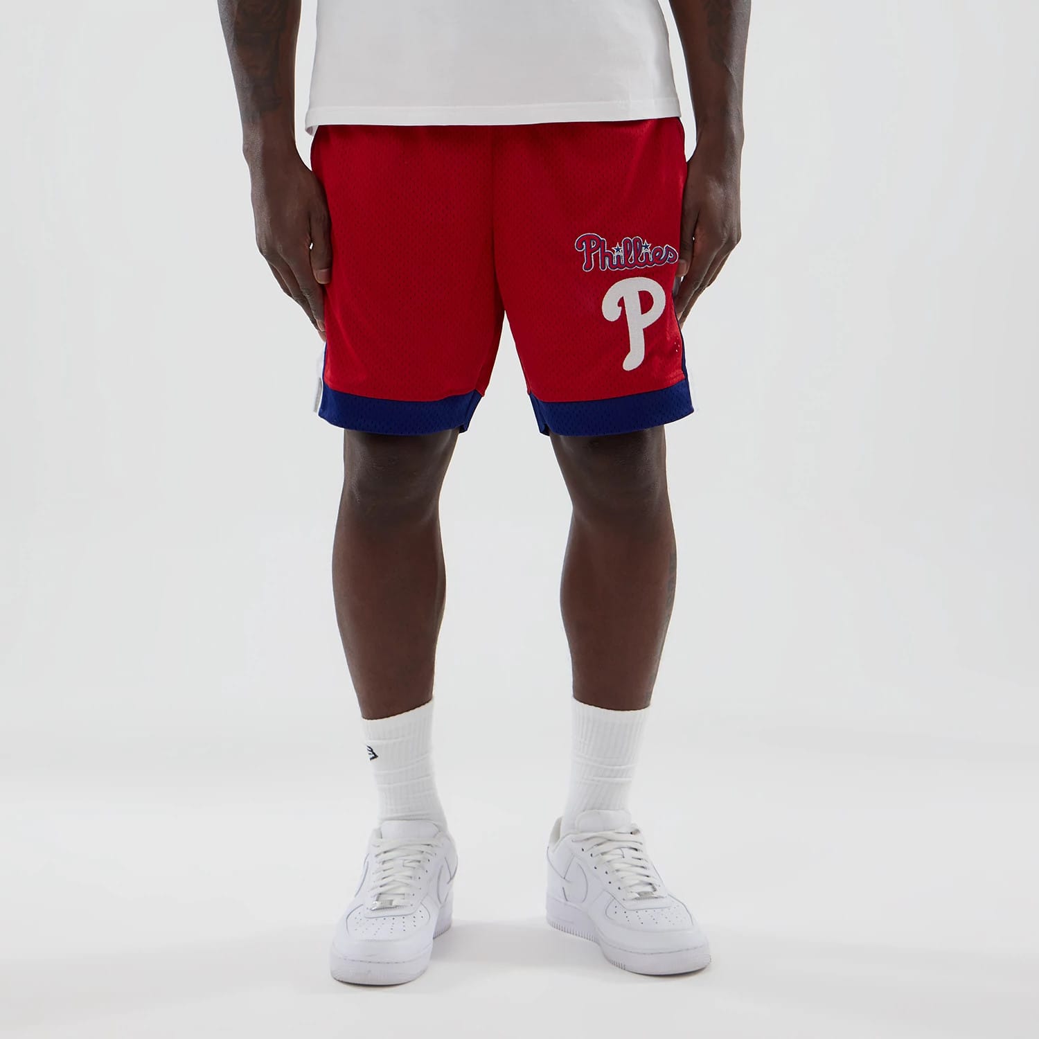 Philadelphia Phillies MLB Red Mesh Shorts-kentox