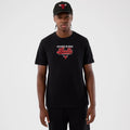 Chicago Bulls NBA Back To School Black T-Shirt-kentox