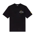 LA Lakers NBA Neon Graphic Black T-Shirt-kentox