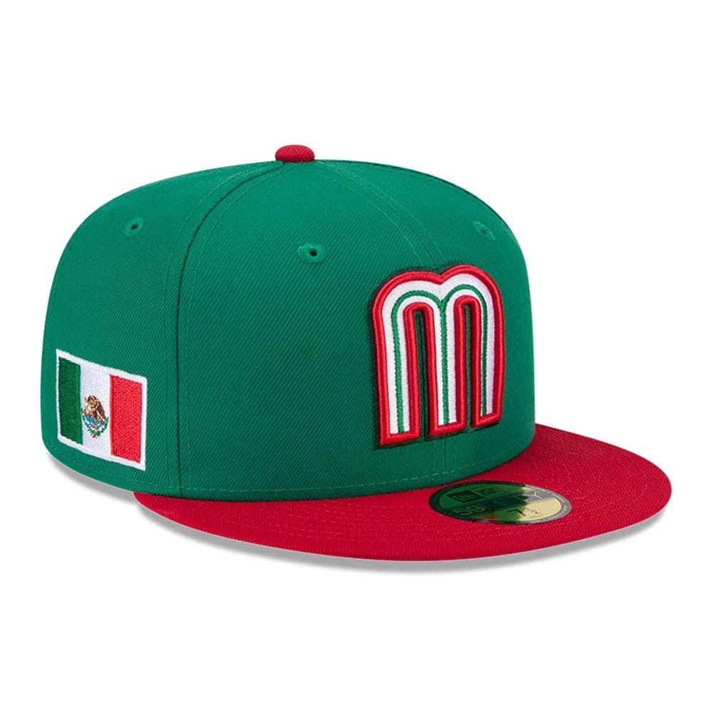 Mexico MLB World Baseball Classic 2026 Green 59FIFTY Fitted Cap-kentox