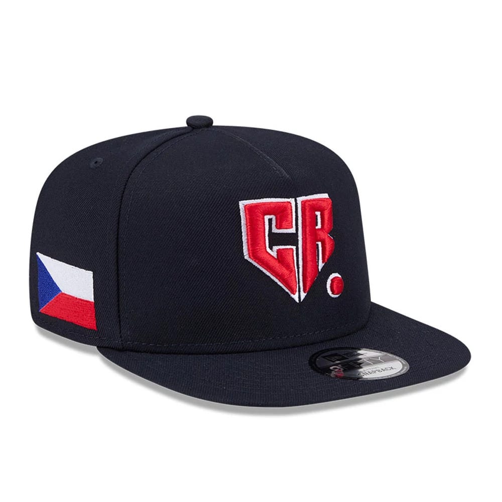 Czechia MLB World Baseball Classic 2026 Navy 9FIFTY A-Frame Snapback Adjustable Cap-kentox