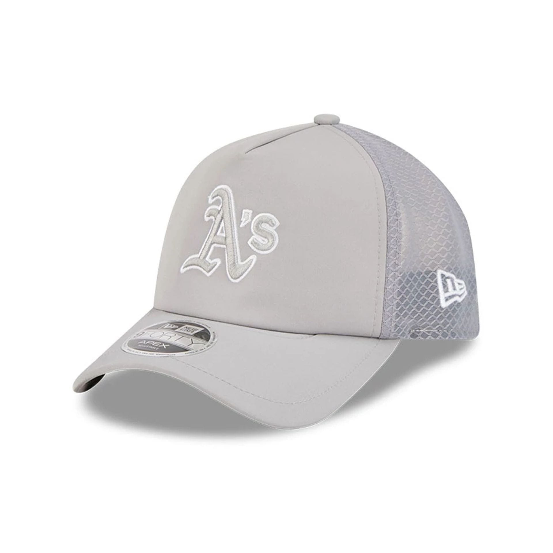 Athletics MLB Batting Practice 2026 Grey 9FORTY Apex Adjustable Cap-kentox