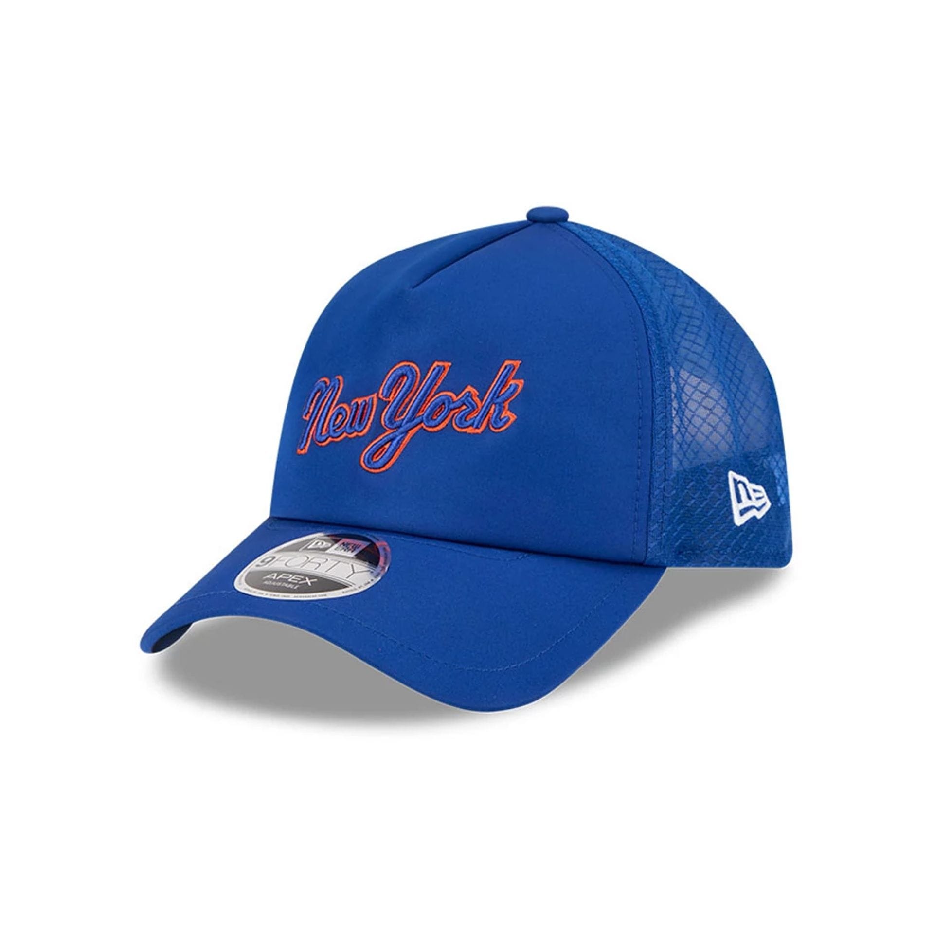 New York Mets MLB Batting Practice 2026 Blue 9FORTY Apex Adjustable Cap-kentox