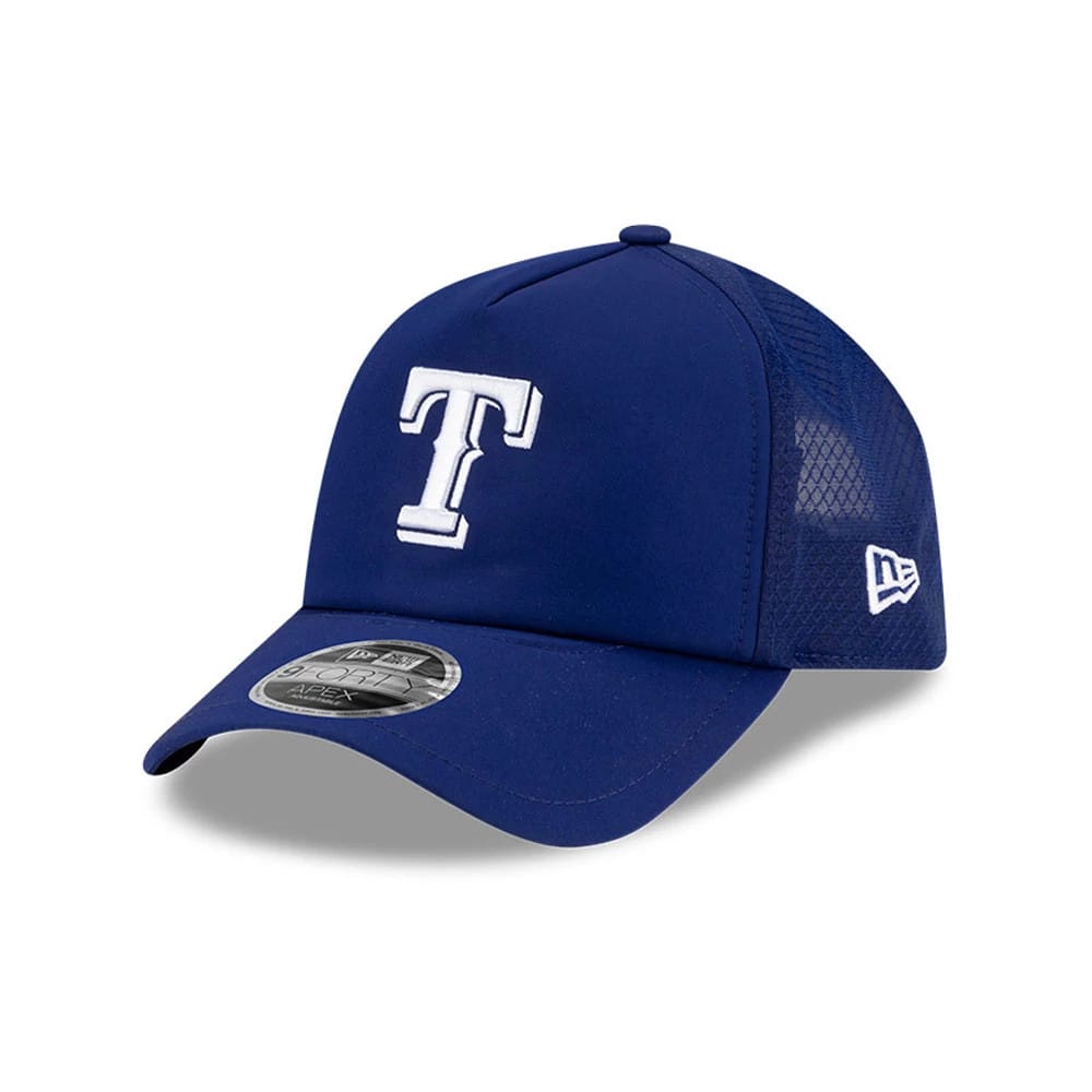 Texas Rangers MLB Batting Practice 2026 Dark Blue 9FORTY Apex Adjustable Cap-kentox