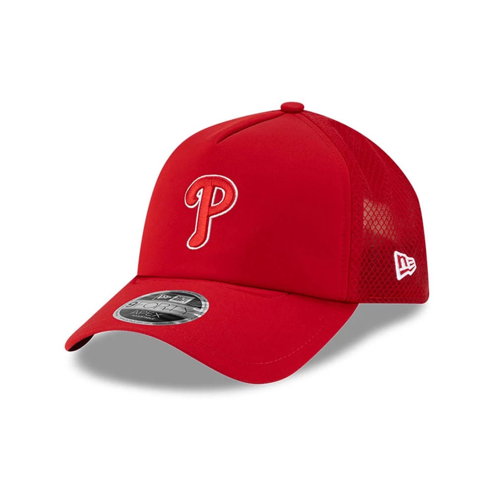 Philadelphia Phillies MLB Batting Practice 2026 Red 9FORTY Apex Adjustable Cap-kentox