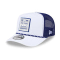 LA Dodgers MLB Lines White 9FIFTY A-Frame Snapback Adjustable Cap-kentox
