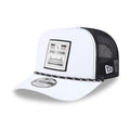 Chicago White Sox MLB Lines Black 9FIFTY A-Frame Snapback Adjustable Cap-kentox