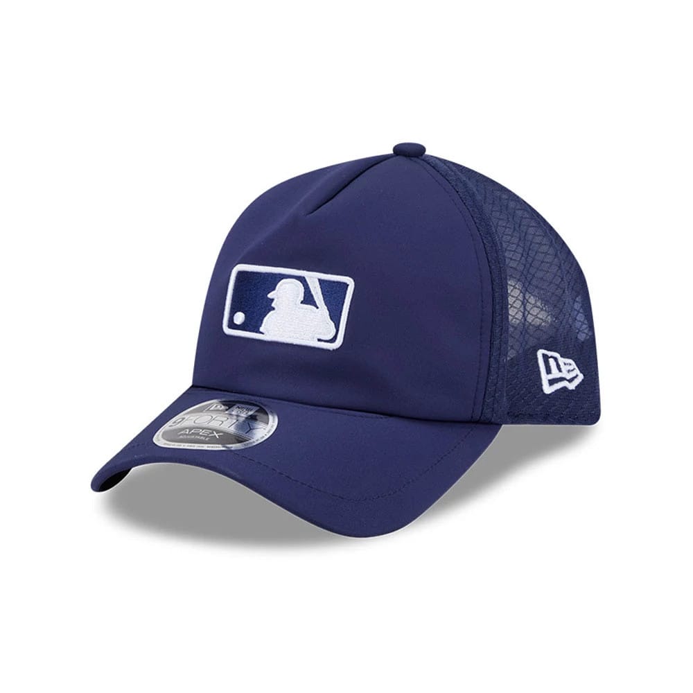 MLB Logo MLB Batting Practice 2026 Navy 9FORTY Apex Adjustable Cap-kentox