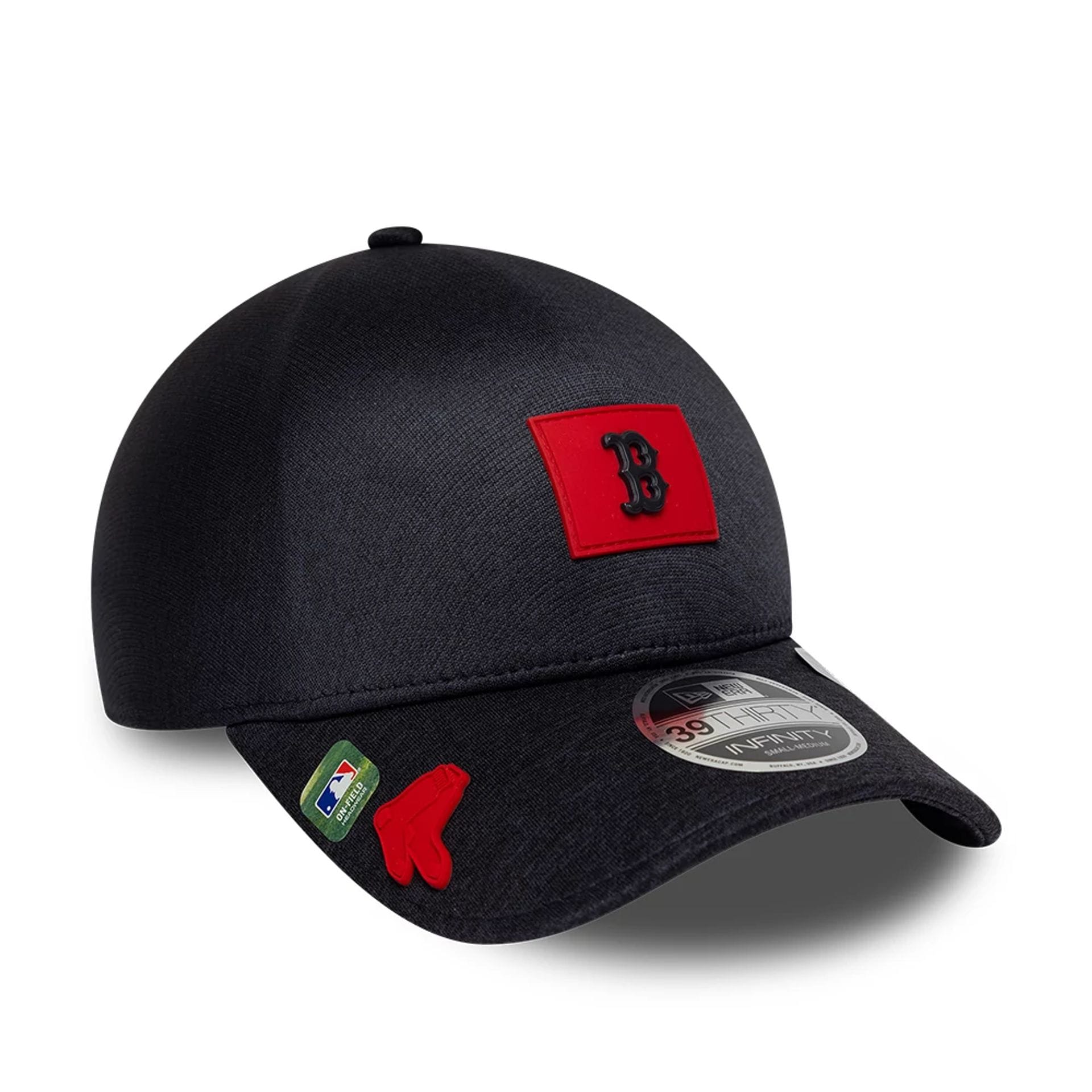Boston Red Sox MLB Clubhouse Navy 39THIRTY Infinity Stretch Fit Cap-kentox