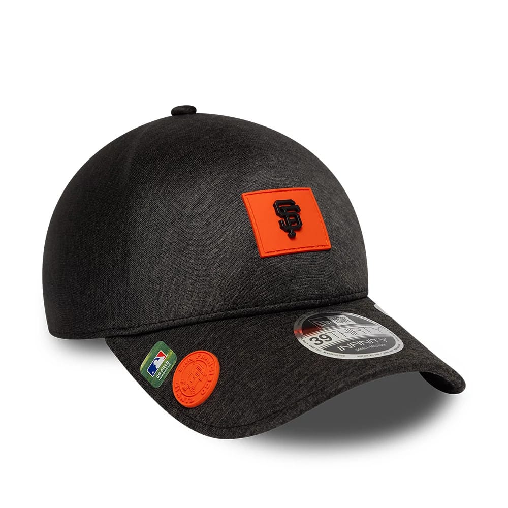 San Francisco Giants MLB Clubhouse Black 39THIRTY Infinity Stretch Fit Cap-kentox