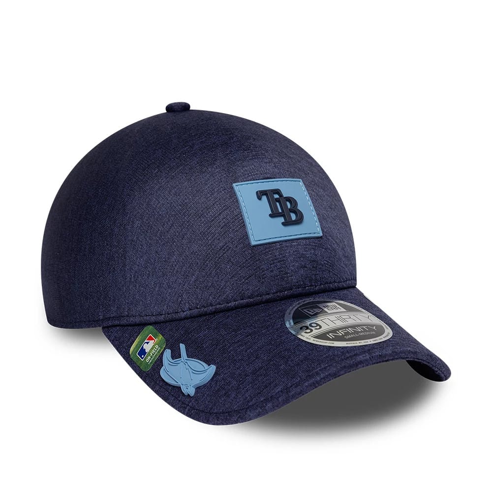 Tampa Bay Rays MLB Clubhouse Navy 39THIRTY Infinity Stretch Fit Cap-kentox