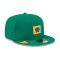 Athletics MLB Clubhouse Dark Green 59FIFTY Fitted Cap-kentox