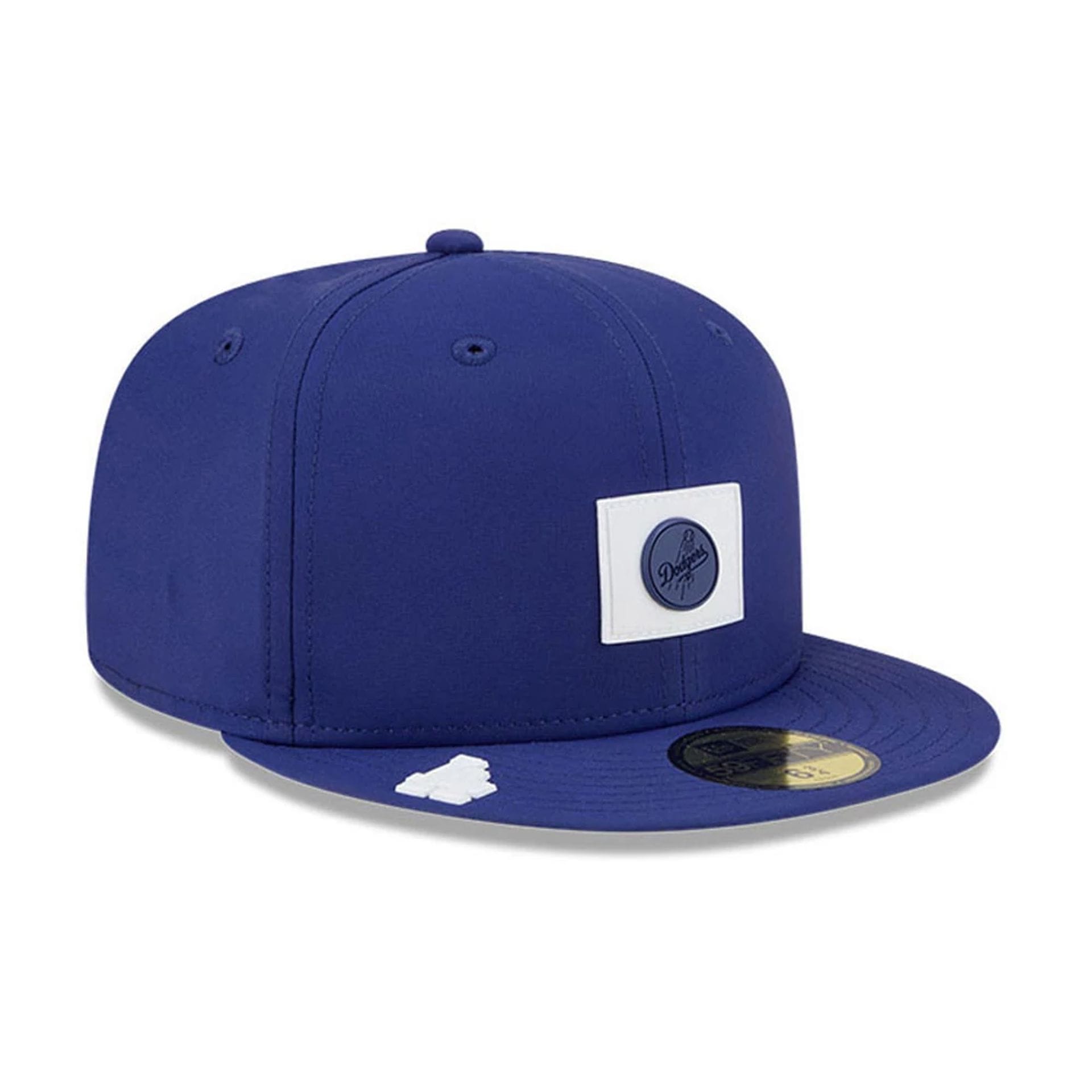 LA Dodgers MLB Clubhouse Dark Blue 59FIFTY Fitted Cap-kentox