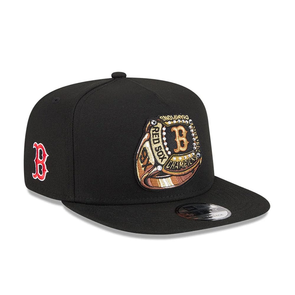 Boston Red Sox MLB Ring Black 9FIFTY A-Frame Snapback Adjustable Cap-kentox