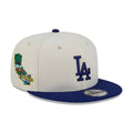 LA Dodgers MLB Localized White 9FIFTY Snapback Adjustable Cap-kentox