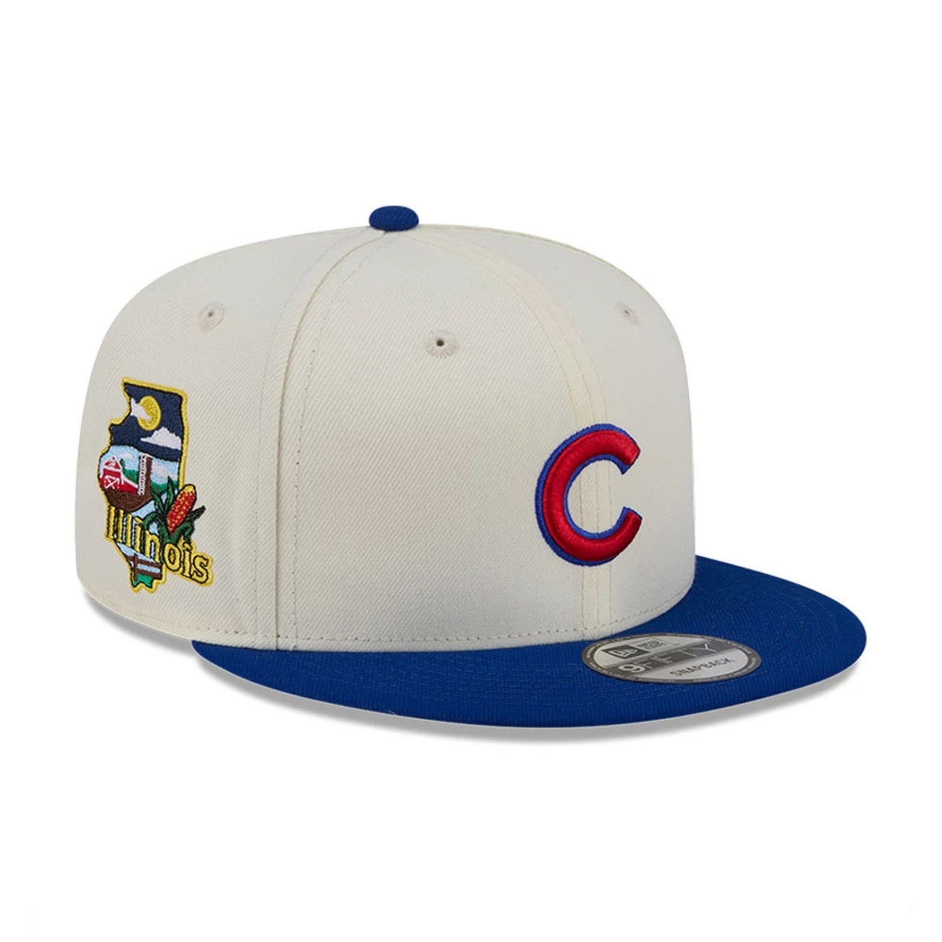 Chicago Cubs MLB Localized White 9FIFTY Snapback Adjustable Cap-kentox