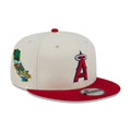 LA Angels MLB Localized White 9FIFTY Snapback Adjustable Cap-kentox