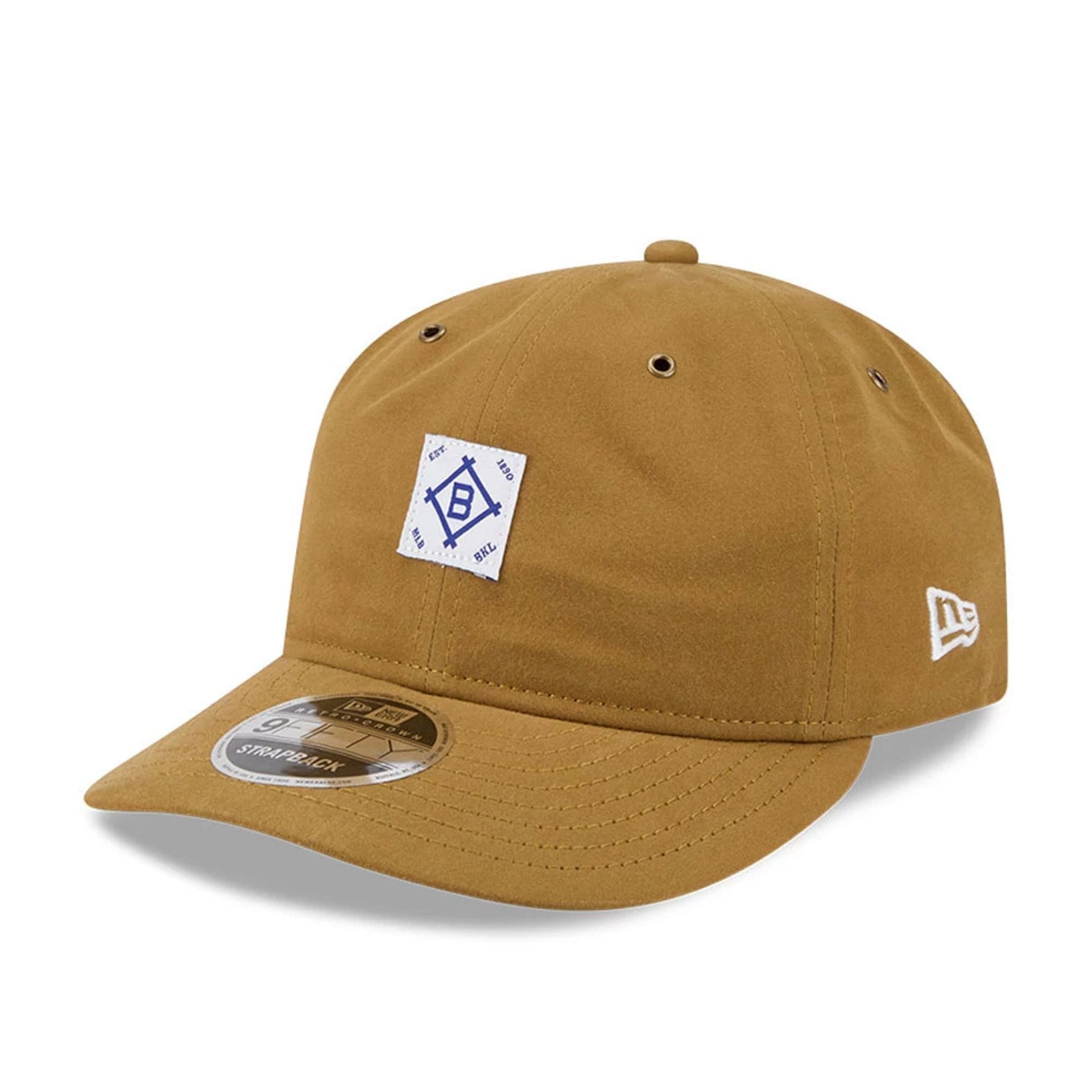 Brooklyn Dodgers MLB Brushed Dark Beige Retro Crown 9FIFTY Adjustable Cap-kentox
