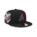 Arizona Diamondbacks MLB Hidden Hit Black 59FIFTY Fitted Cap-kentox