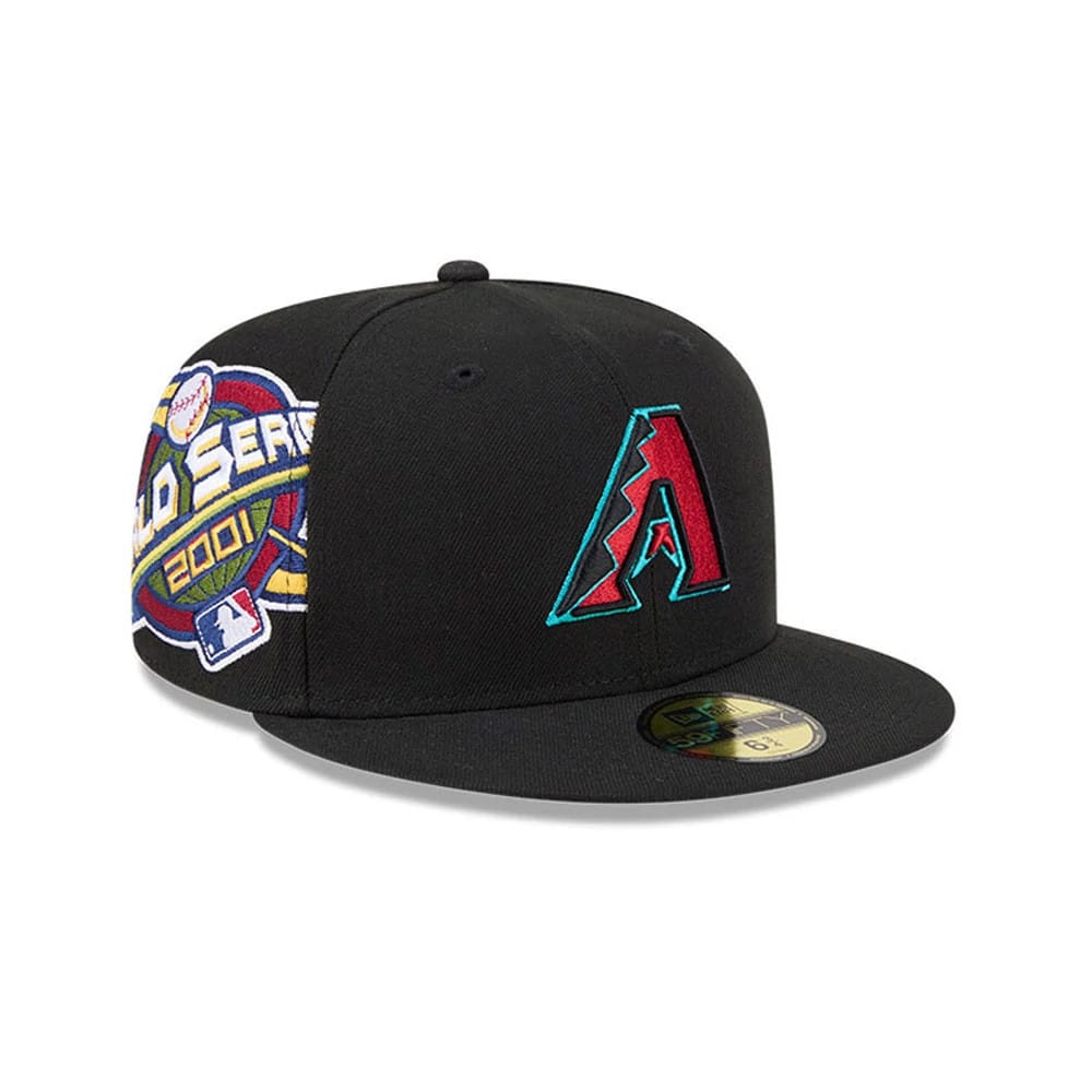 Arizona Diamondbacks MLB Hidden Hit Black 59FIFTY Fitted Cap-kentox