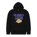 LA Lakers NBA Wordmark Black Pullover Hoodie-kentox