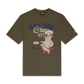 New Era Food Graphic Green Oversized T-Shirt-kentox