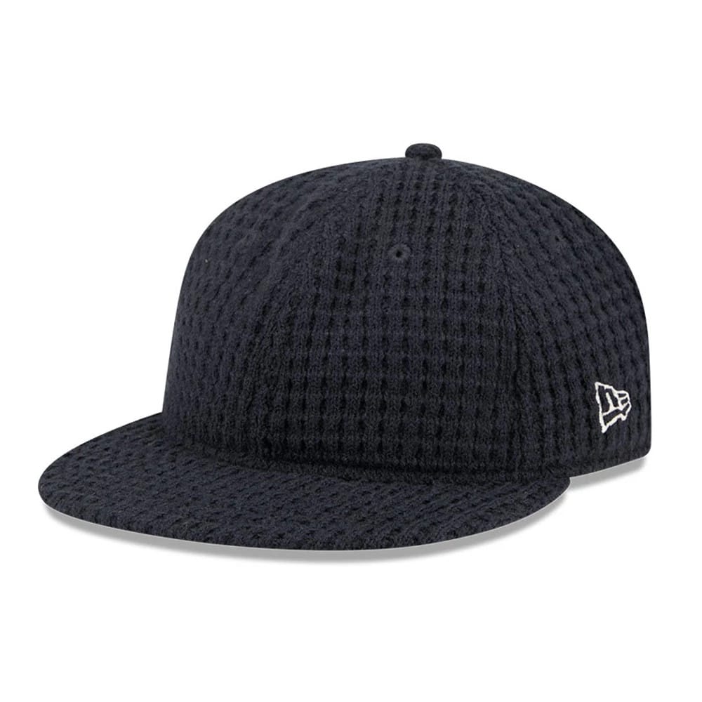 New Era Waffle Knit Navy Retro Crown 9FIFTY Adjustable Cap-kentox