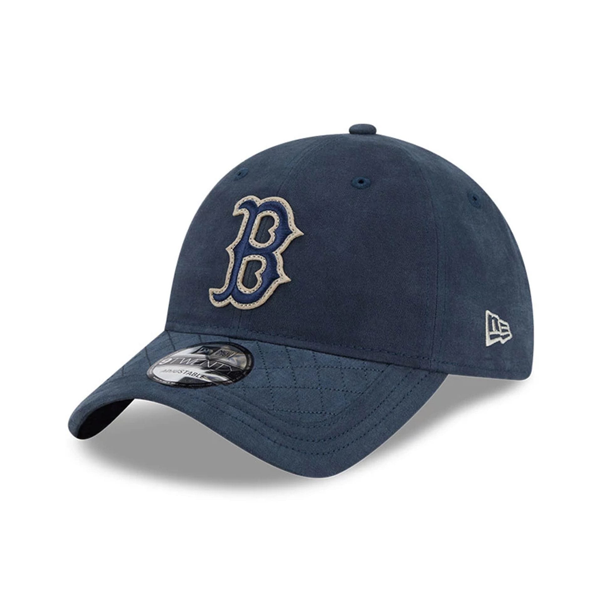 Boston Red Sox MLB Quilted Navy 9TWENTY Adjustable Cap-kentox