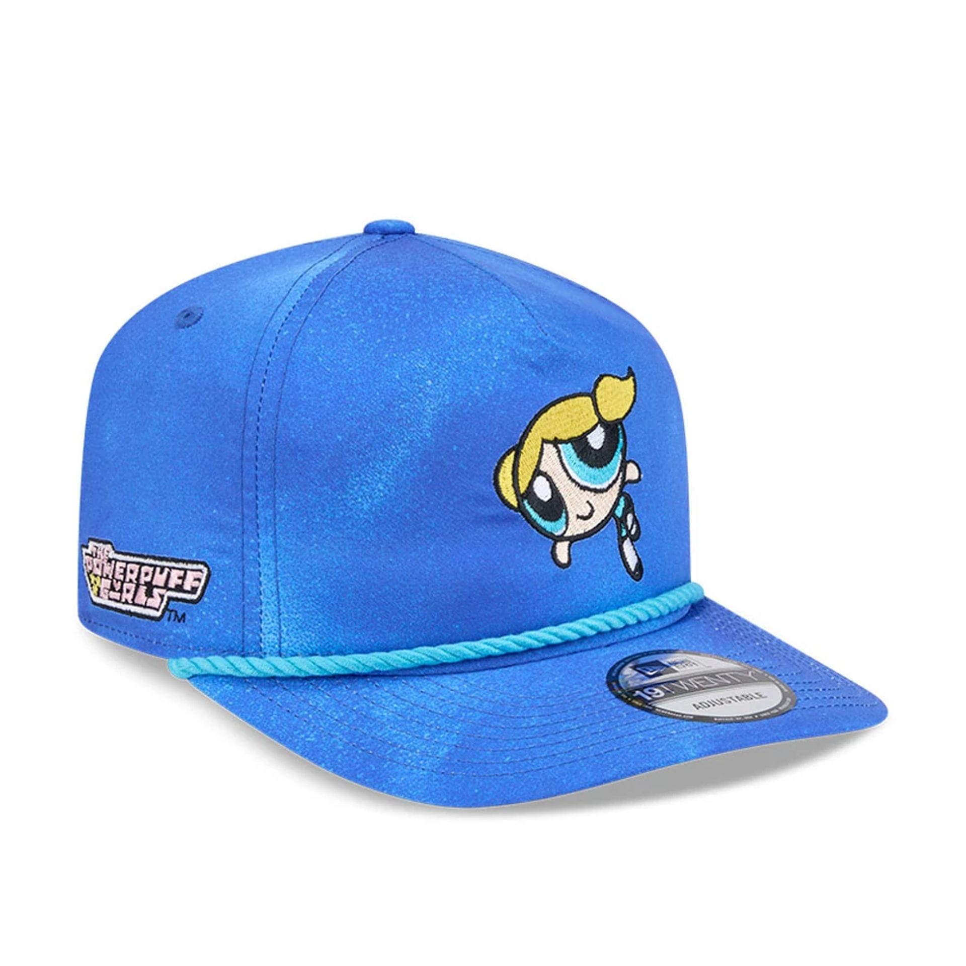 Power Puff Girls Bubbles Bright Blue 19TWENTY Adjustable Cap-kentox