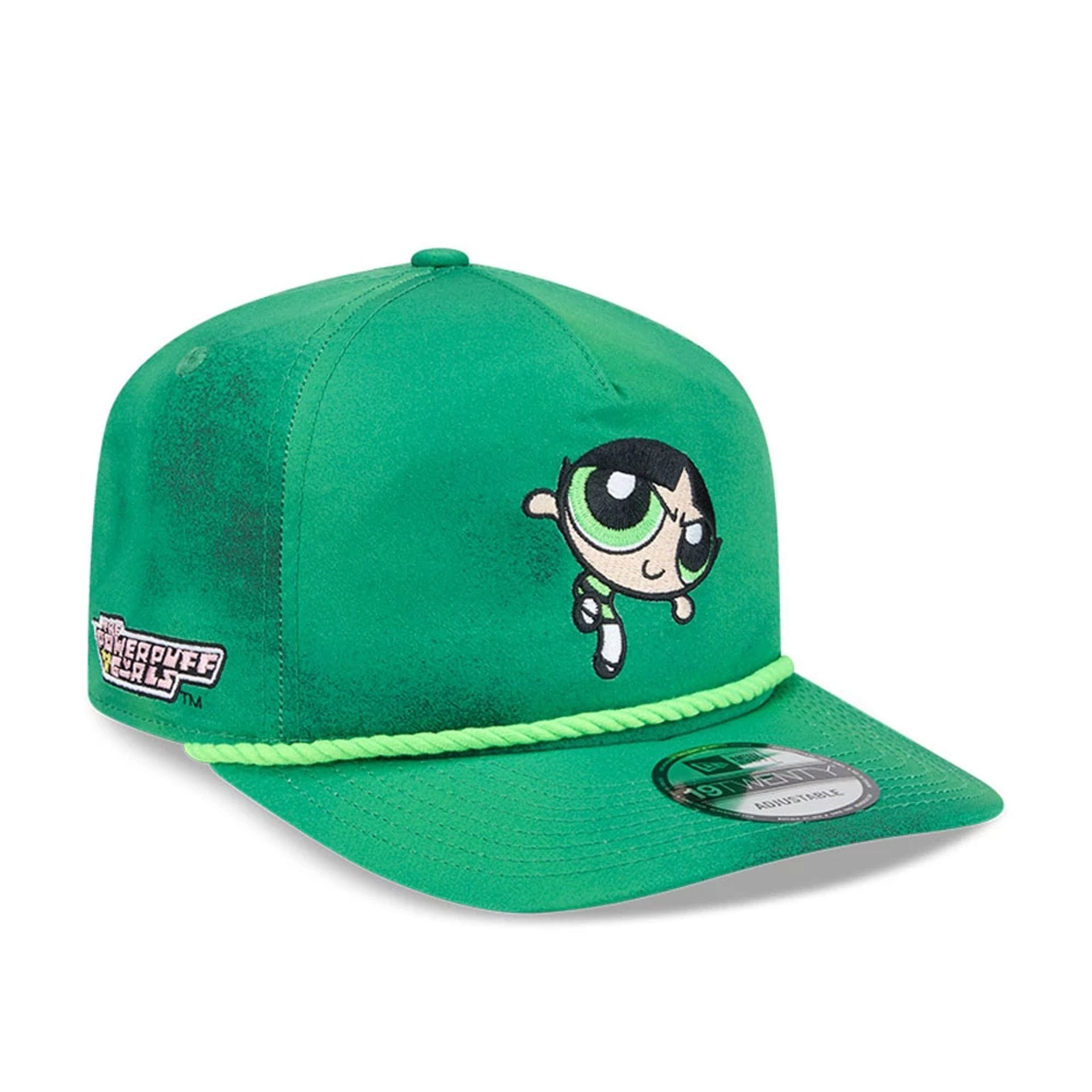 Power Puff Girls Buttercup Bright Green 19TWENTY Adjustable Cap-kentox