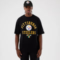 Pittsburgh Steelers NFL International Series Games Black Oversized T-Shirt-kentox