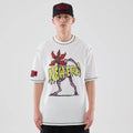 Stranger Things White Oversized T-Shirt-kentox